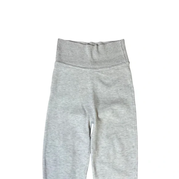 Hollister Women's Gray Gilly Hicks knit Foldover Waist Flare Pants- Size XXS - Picture 4 of 7